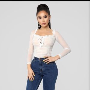 Fashion Nova Bodysuit - Medium, but fit is Small